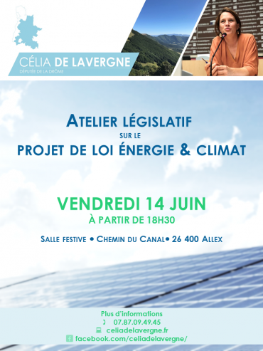 Atelier législatif sur le projet de loi Energie et Climat